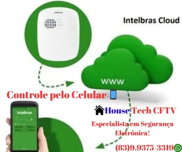 Alarme Intelbras, Central Completa já Instalado e Configurado! - Foto 4