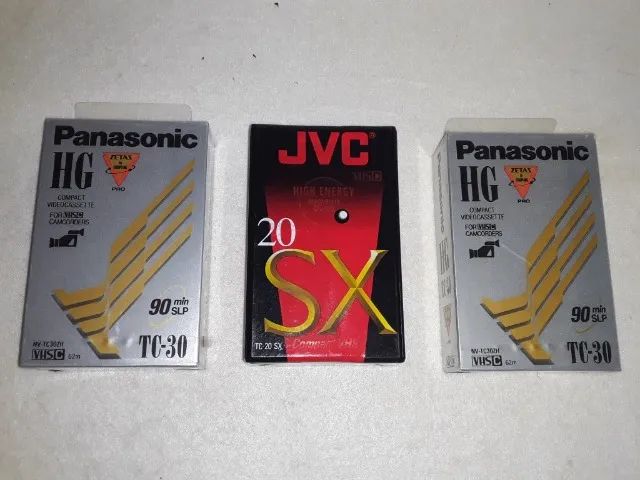 Original sealed new VHSC tapes