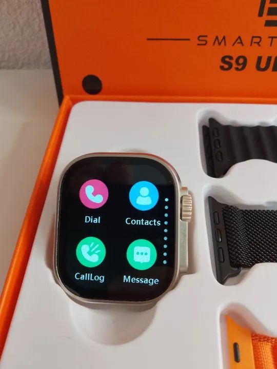 Smartwatch Ultra S9 + 2 pulseiras caixa - Foto 6