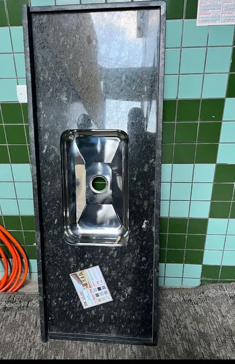 Pia granito Verde Ubatuba 1.50x56