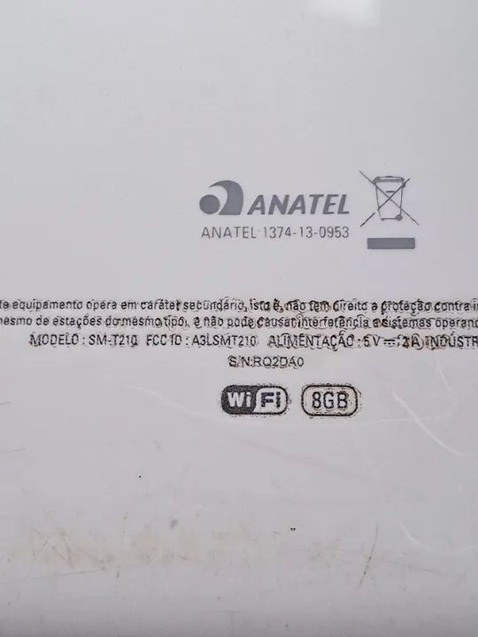 Galaxy Tab 3 SM-T210 8GB Wi-Fi para retirada de peças - Foto 3