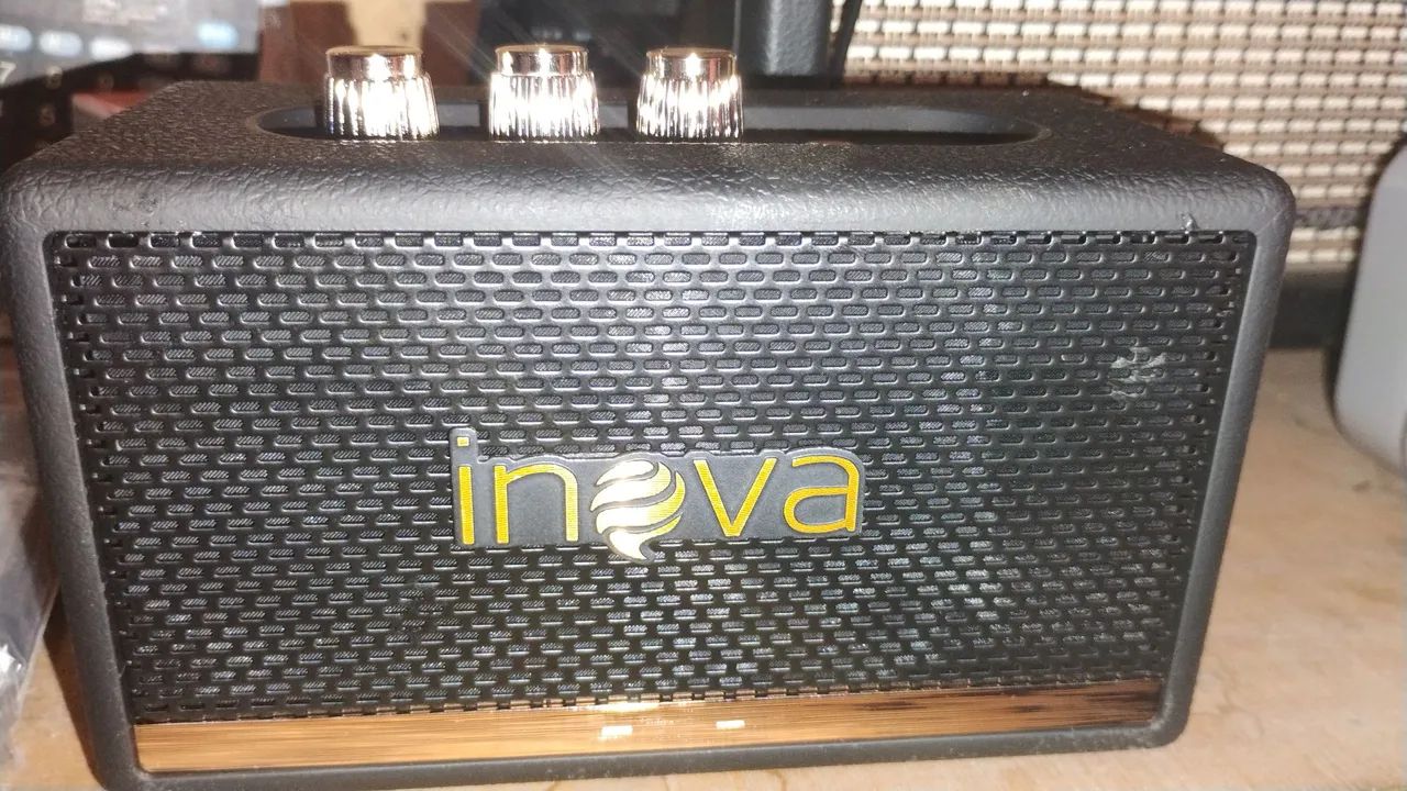 Caixa de Som Bluetooth Inova Alta-Falante em Fio Portátil - Foto 3