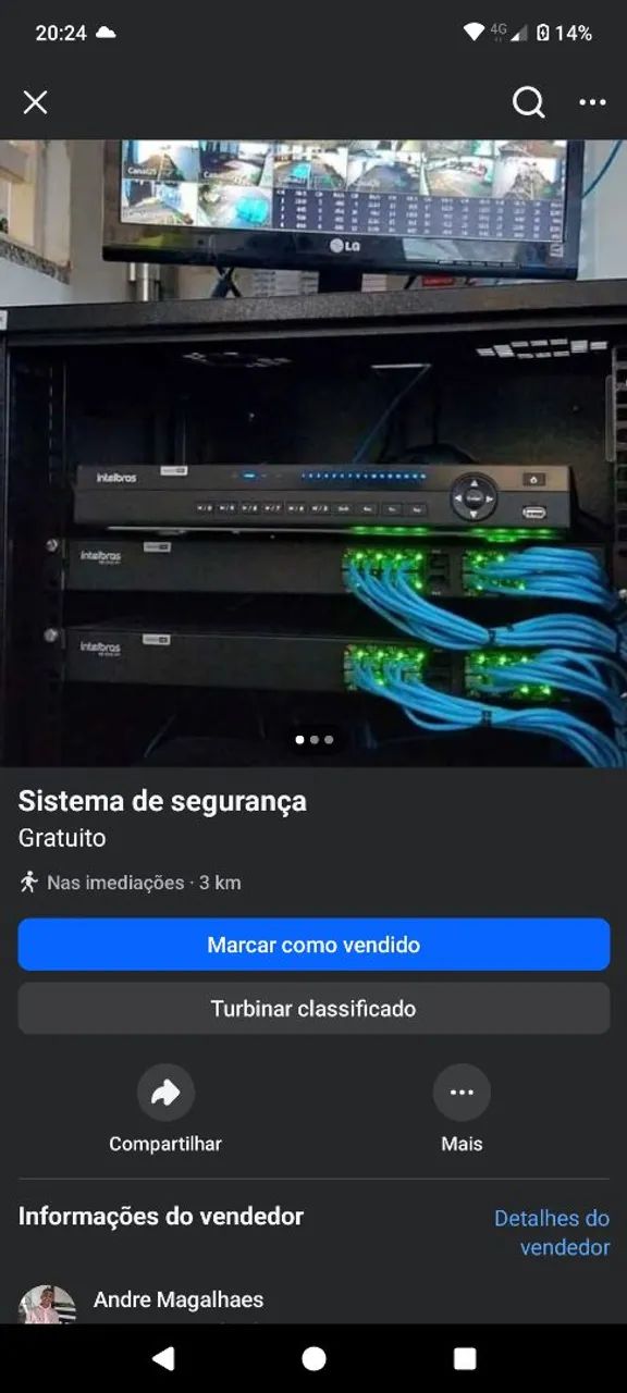 Sistema de segurança eletrônica. - Foto 3