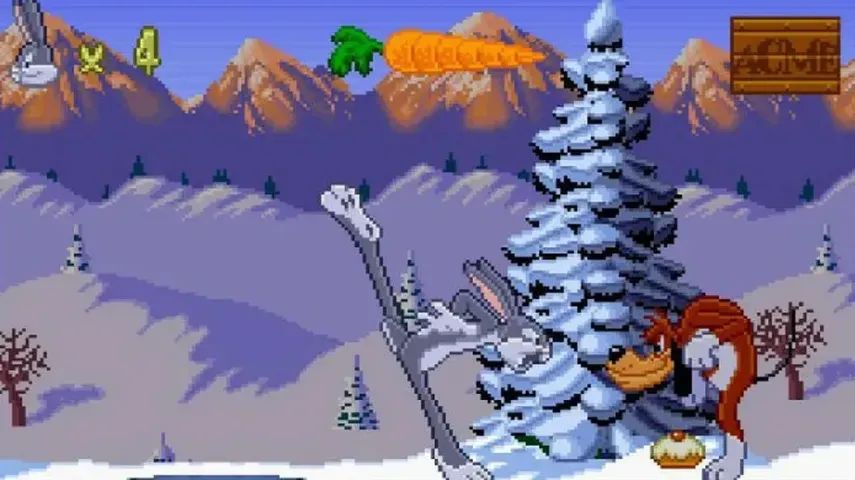 Jogo Bugs Bunny Rabbit Rampage Pernalonga Super Nintendo - Foto 3