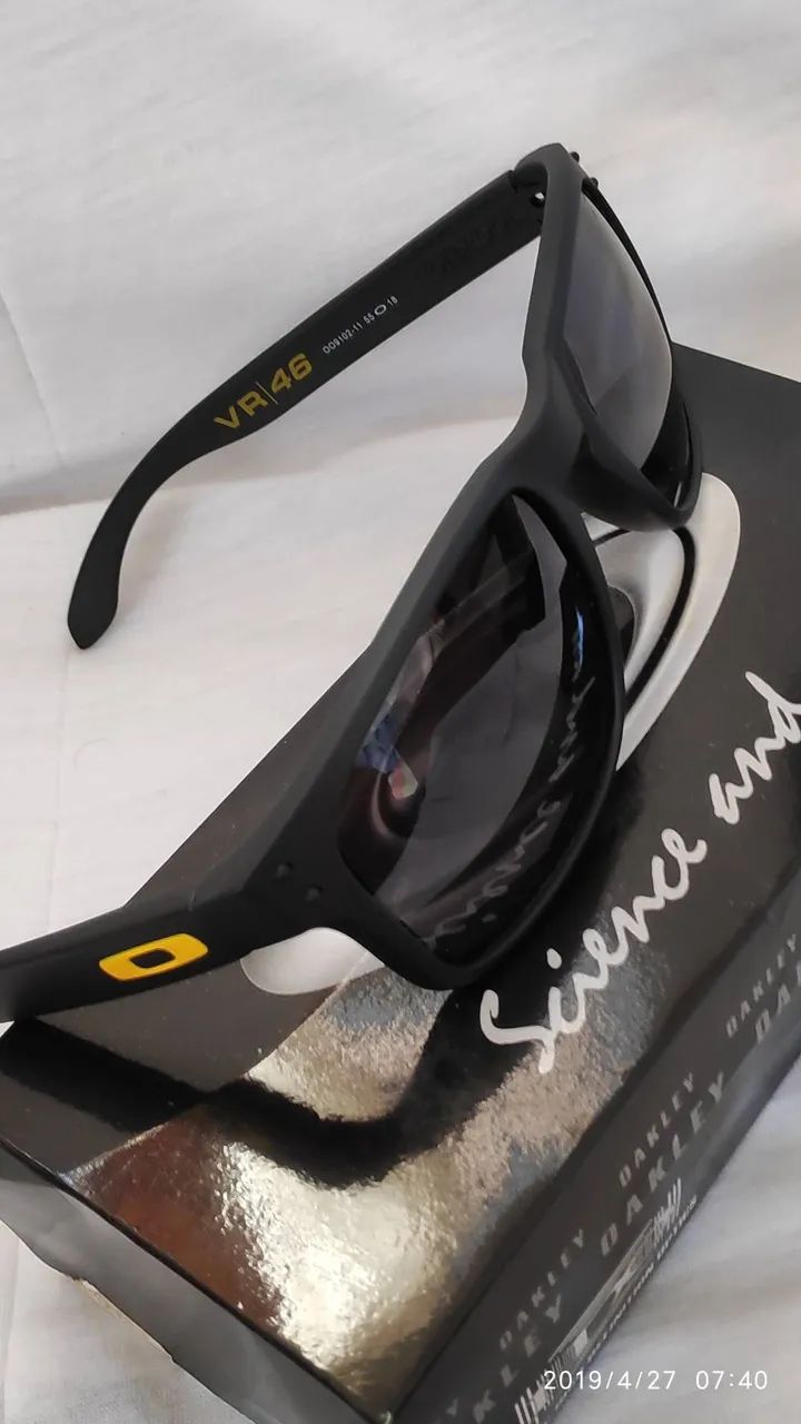 Óculos de Sol Oakley VR46 Preto lente Polarizada  - Foto 3