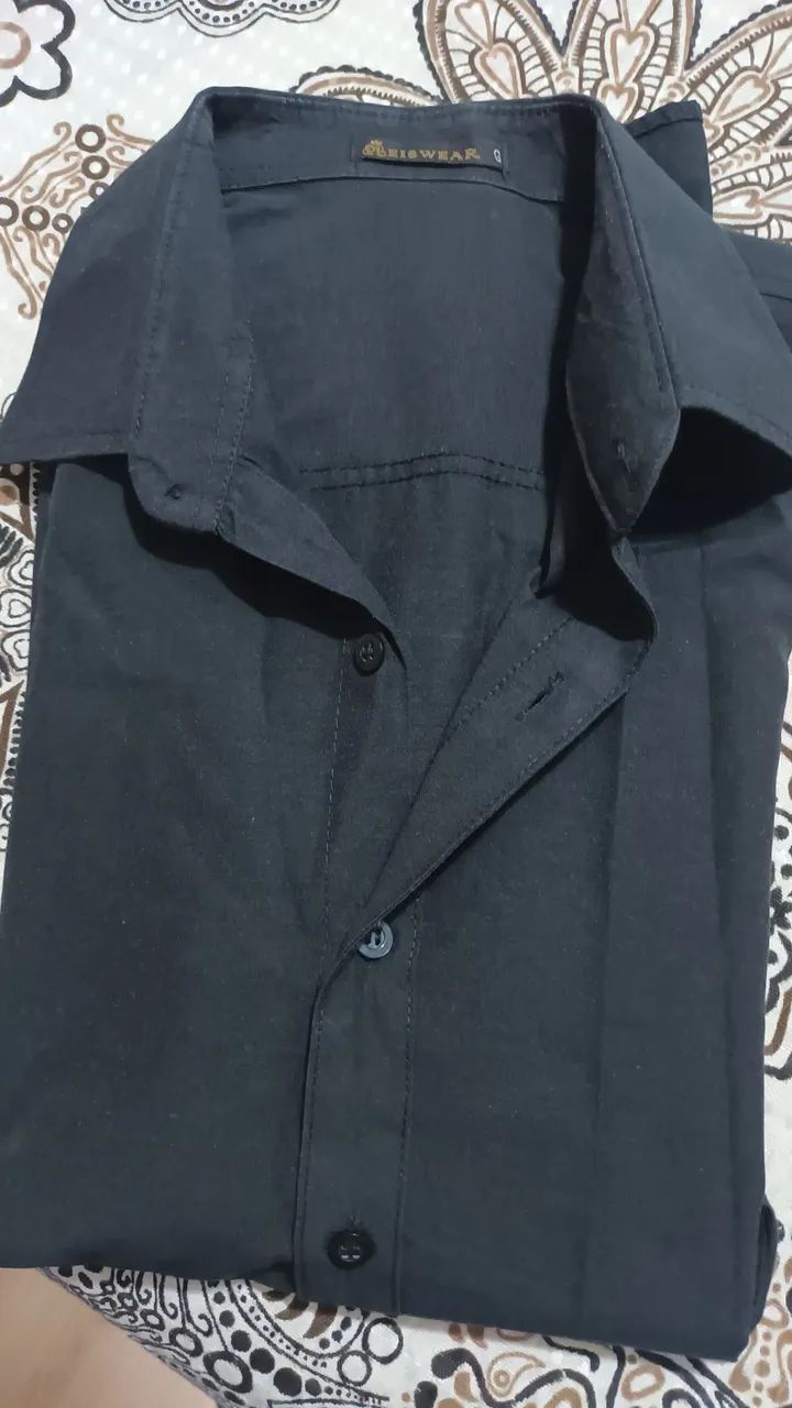 Camisa preta G - Foto 4