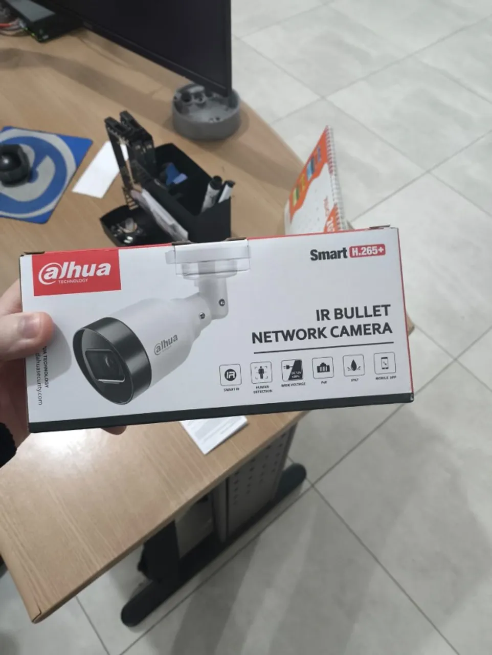 Câmera Dahua Bullet IP 2MP H.265+ IR Externa PoE - Modelo IPC-HFW1230S1
