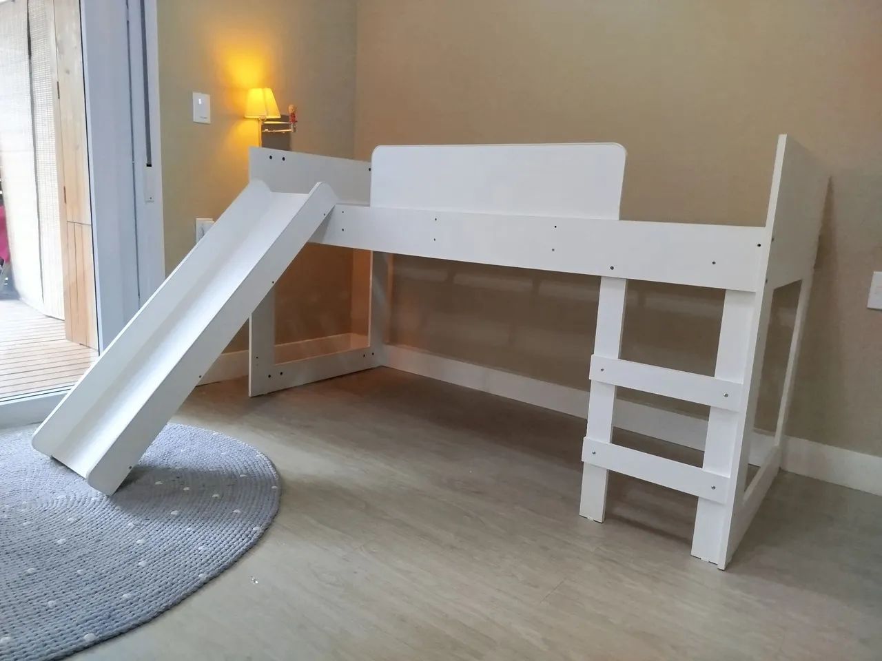 Cama infantil com Escorregador para Crianças