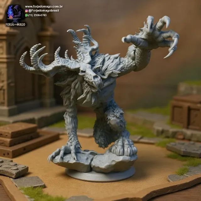 Miniaturas de RPG, Dungeons & dragons, d&d, monstros - Foto 5