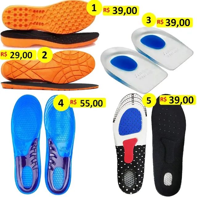 Palmilha Gel de Silicone Anti Impacto - Foto 2