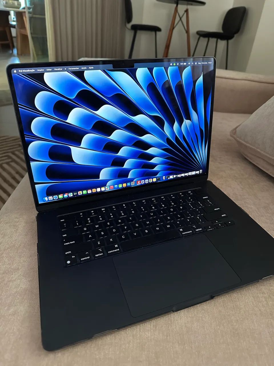 OPORTUNIDADE! MacBook Air M2 8gb 256 gb cor Midnight. - Notebooks
