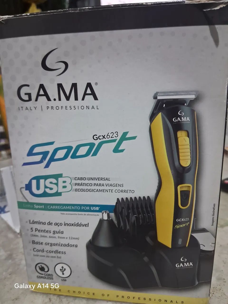 Máquina de Cortar Cabelo Gama Sport Gcx6 23 - Novo - Foto 3