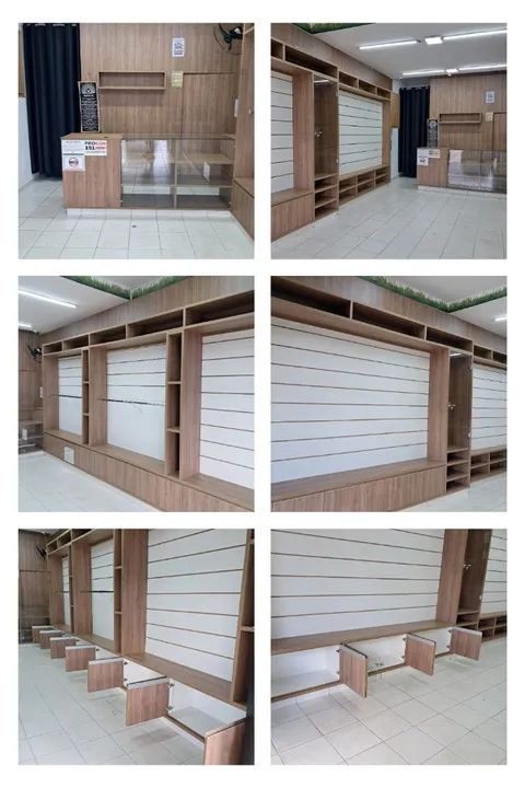 Prateleiras em MDF SEMI NOVO