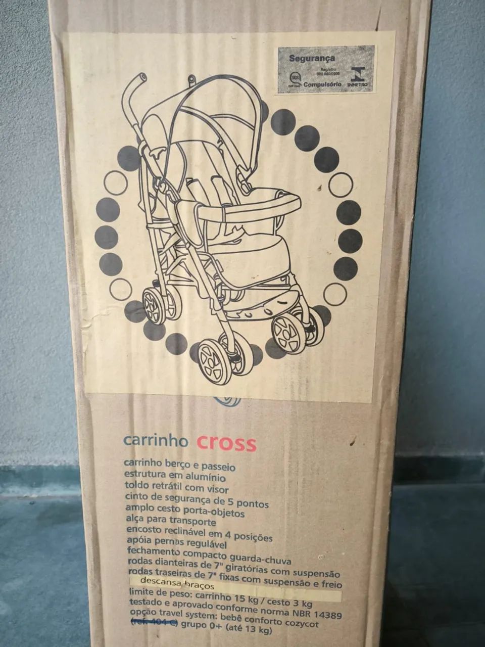 Novo Carrinho De Bebê Cross Rosa E Preto - Kiddo - Foto 5