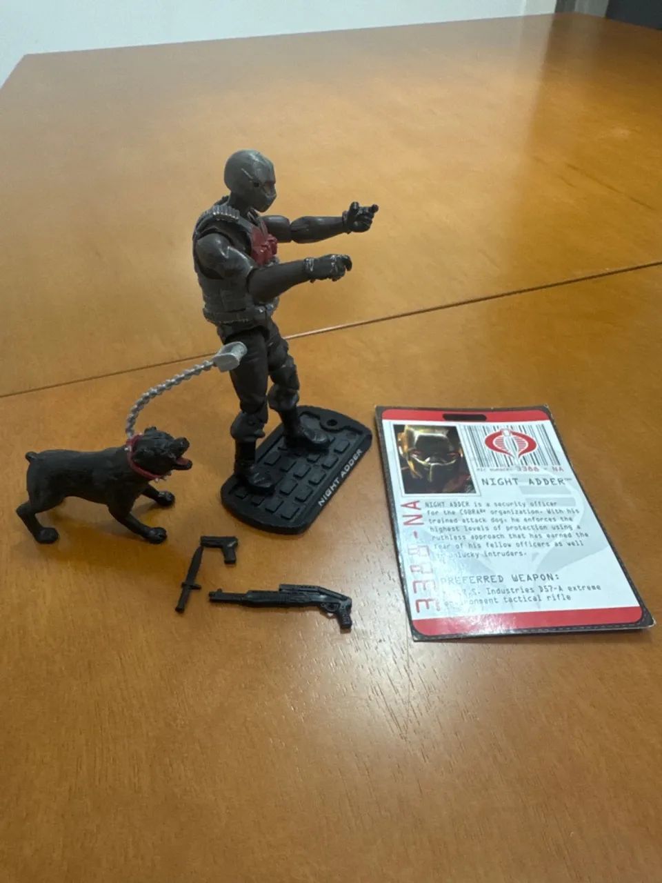 Boneco Gi Joe Night Adder Cobra - Colecionável - Foto 2