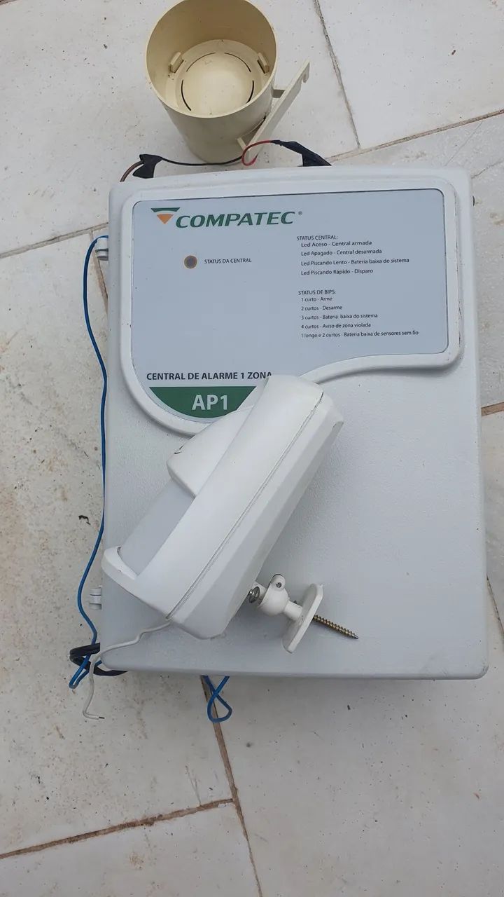 Central de Alarme 1 Zona Compatec