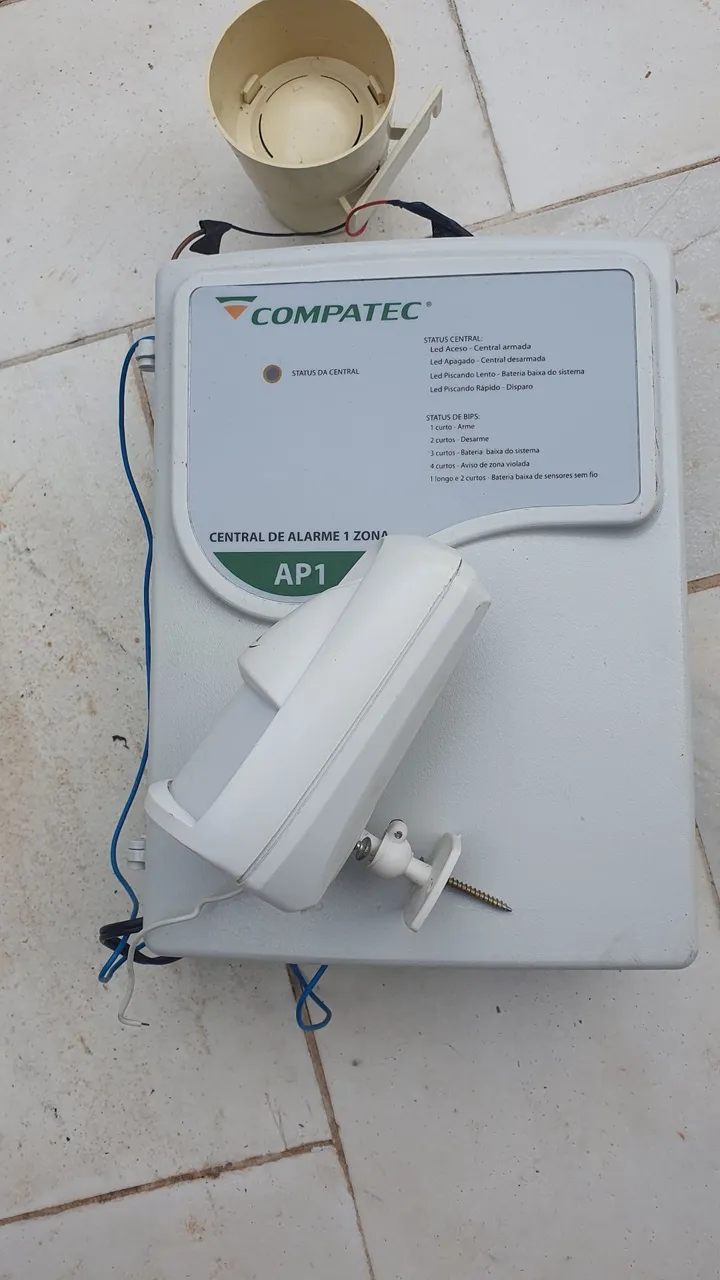 Central de Alarme 1 Zona Compatec