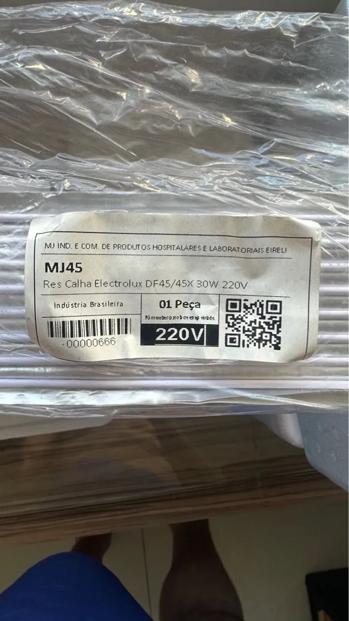 RESISTÊNCIA CALHA ELETROLUX DF45/45X 220V