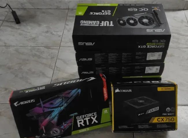 Kit Placas de Video UMA 3060ti / CINCO 1660 super / 01 Fonte CORSAIR 750W - Foto 2