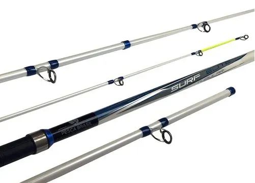 Vara de Pesca Praia Surf Casting Pesca Brasil 3,90m (250g) - 3 Partes