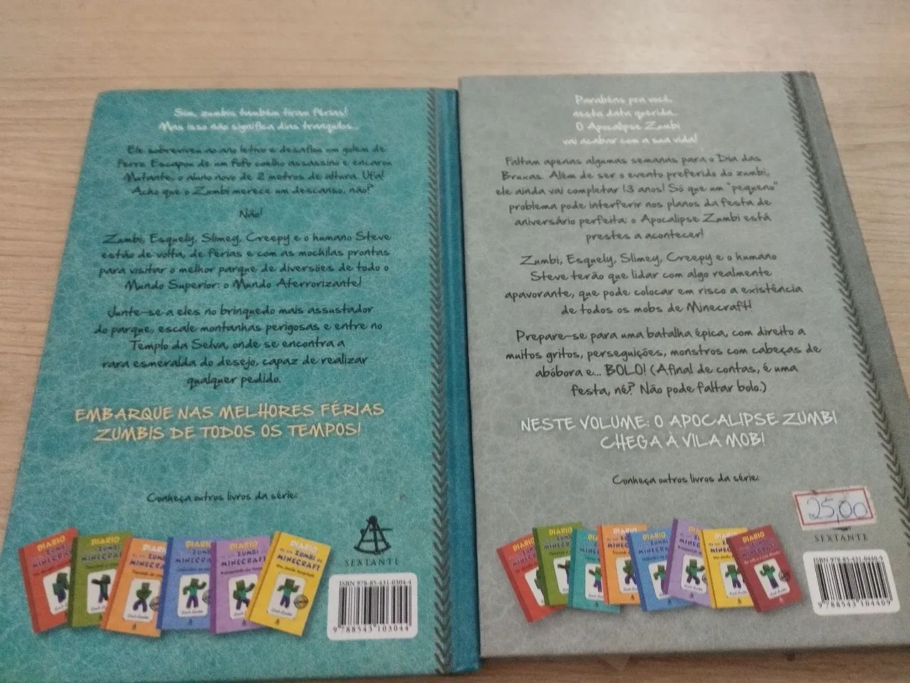 Diário de um Zumbi do Minecraft (2 livros) excelente estado  - Foto 3