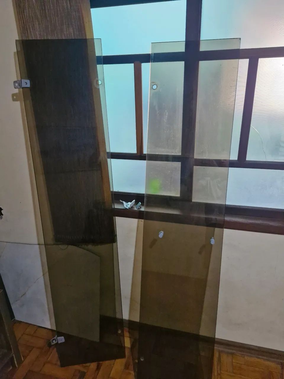 2.portas camarão, fume , seminovas ,1,80 x 0,40 cm - Foto 3