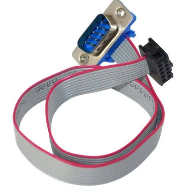 Cabo Conversor ICD da Placa Mãe para RS232 Serial DB9 de 9 Pinos