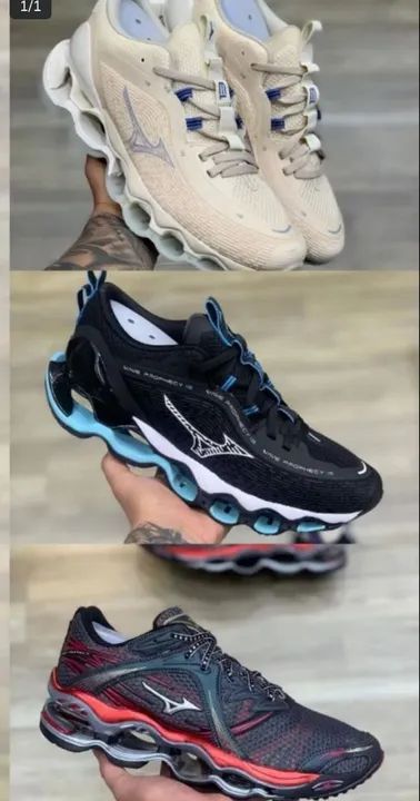 Tênis Mizuno Wave Prophecy 13 azul ? bb - Foto 2