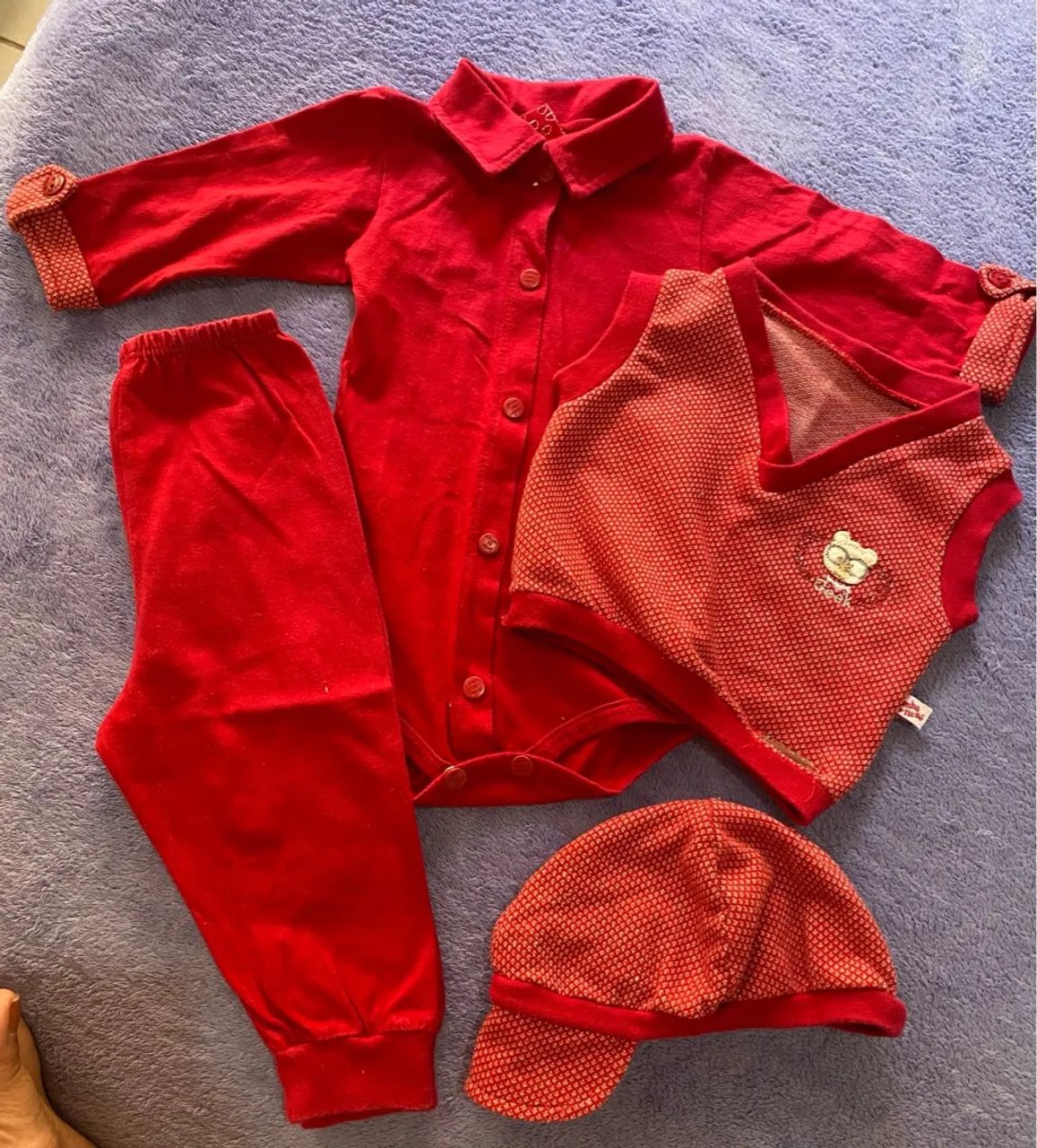 Lote Saída Maternidade+2 macacões Menino