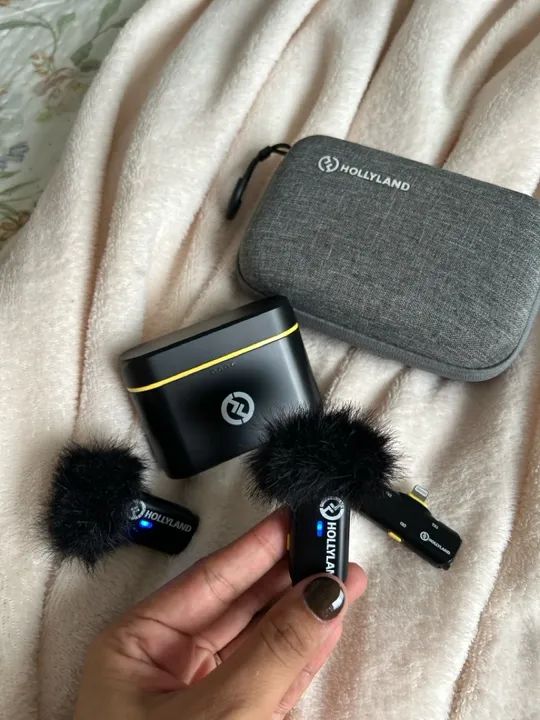 Microfone Lapela Sem Fio Hollyland Lark C1 - Foto 2