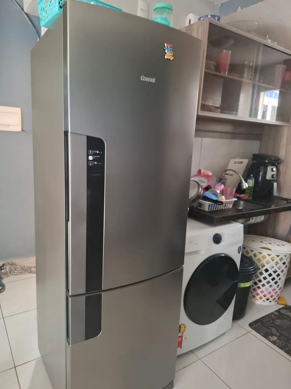 Geladeira Consul 397 Litros 2 Portas Inox - Foto 3