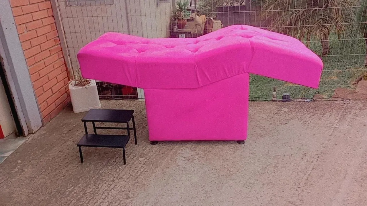 Maca de estética rosa