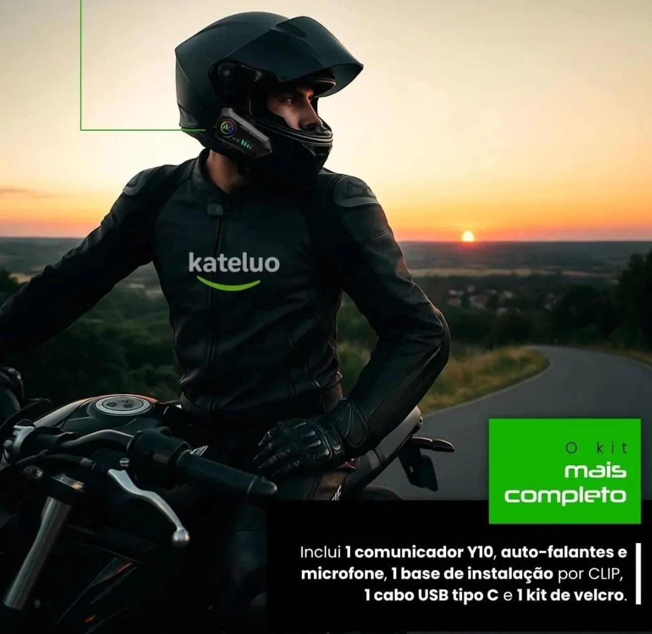 Fone de ouvido para capacete kateluo  - Foto 4