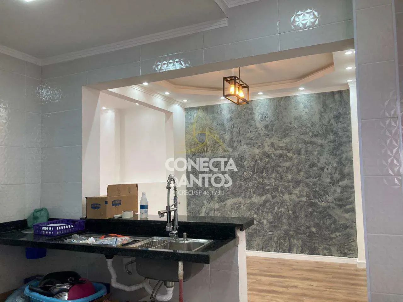 Apartamento com 2 quartos, Centro, São Vicente - R$ 390 mil, Cod: 1196
