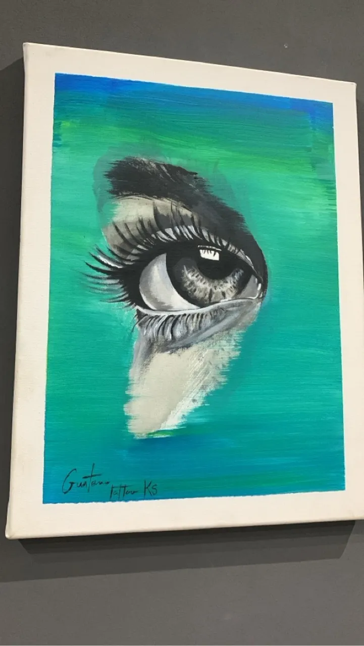 Quadro Olho Realista - Decoração de Parede