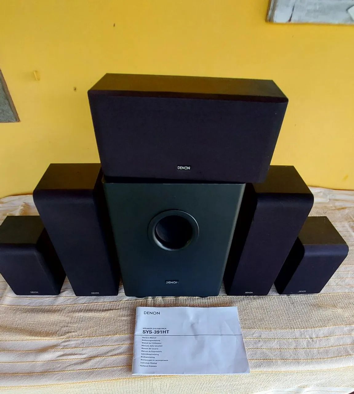 Conjunto de caixas denon 5.1 para home theater  - Foto 2
