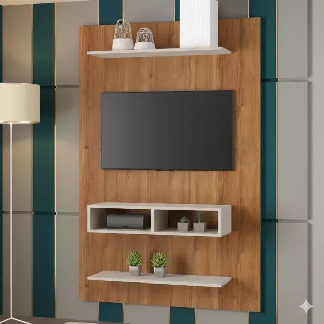 Painel suspenso para tv até 43 polegadas gett moveis - Foto 2