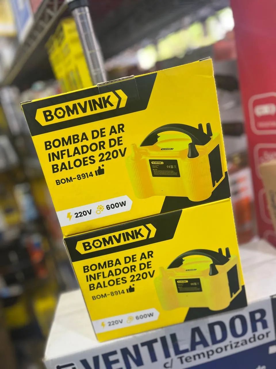 Bomba de Ar Inflador de Balões 220V 600W BOM-8914 BOMVINK