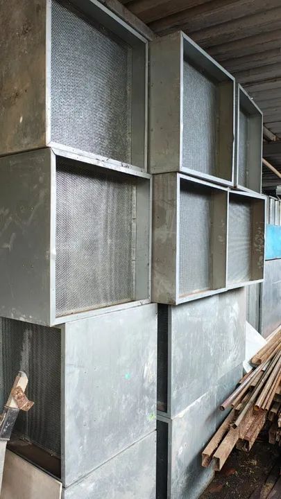 Damper e atenuador de ruído para ar-condicionado