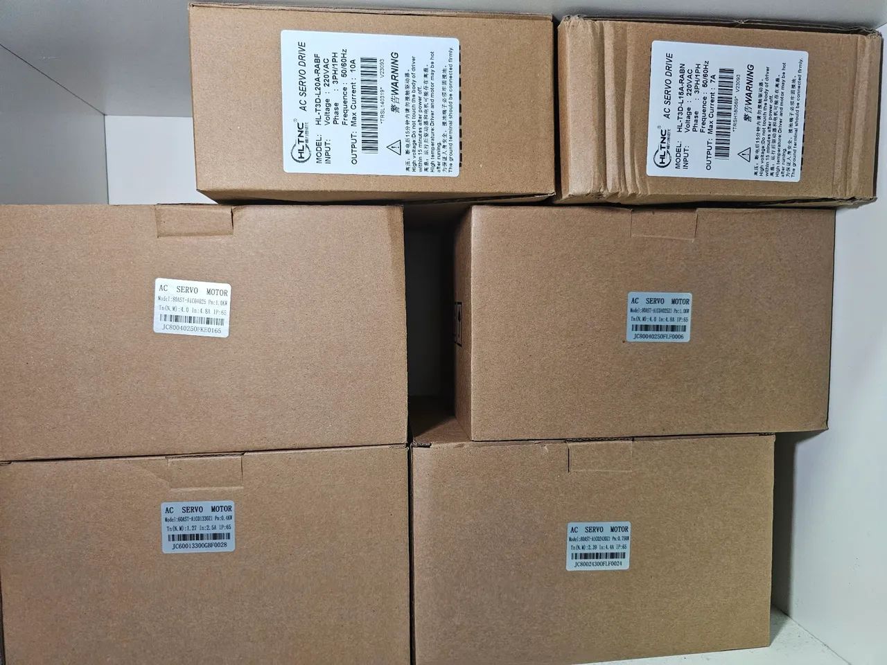 Servo motor com drive e peças para CNC ler discriminação  - Foto 2