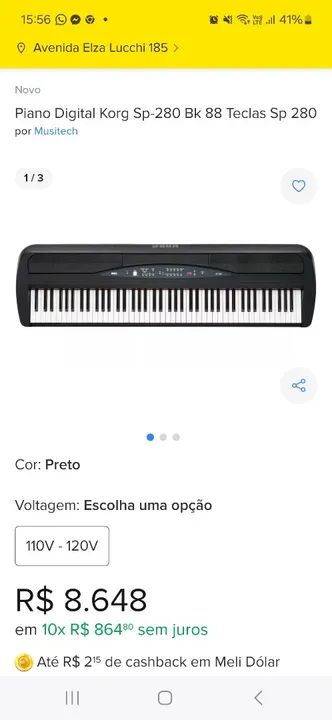 Piano digital Korg SP-280  - Foto 4