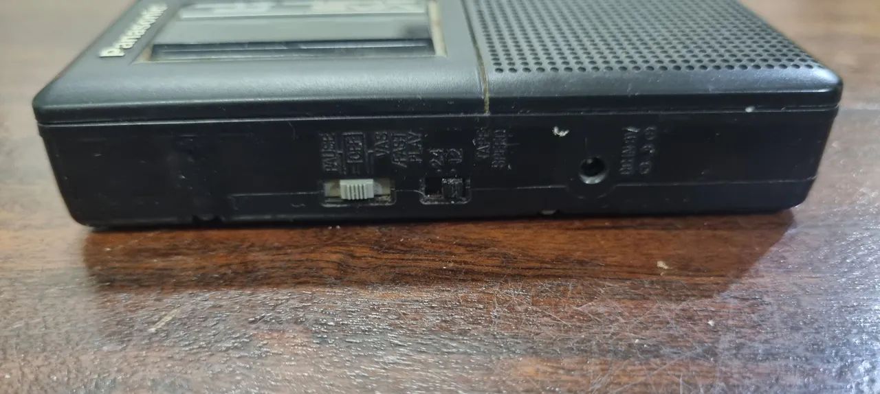 Antigo Mini Gravador de Reprodução Rápida Panasonic VAS RN-104 - Funcionando - Foto 5