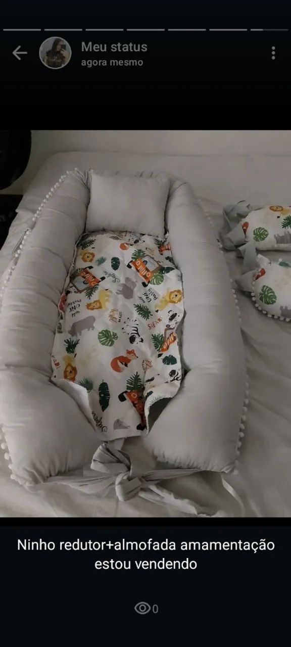 Ninho redutor +almofada amamentação 