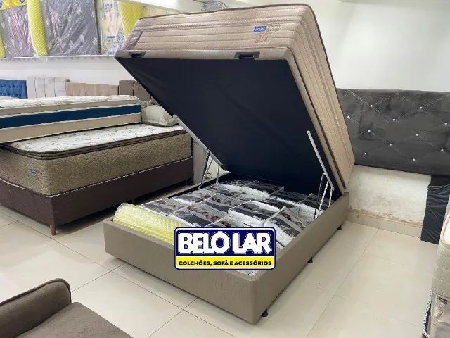 Base Para Cama + Colchão Casal Molas Ensacadas - Foto 3
