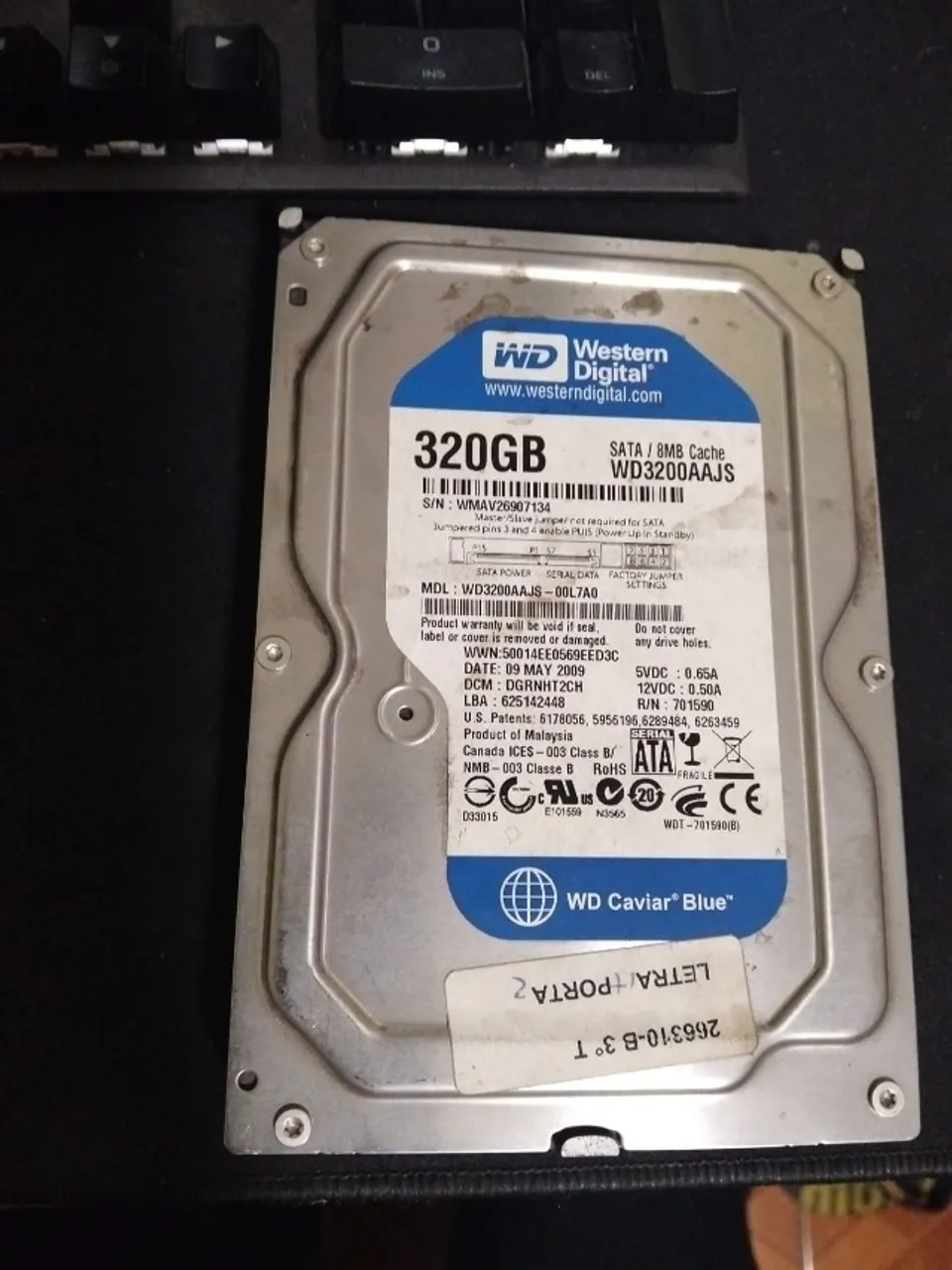 HD WesternDigital 320GB - Usado