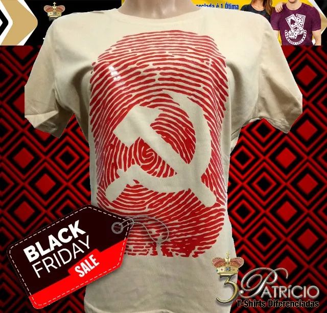 Baby Look Digital Comuna em 100% Algodão Premium - Tamanho M