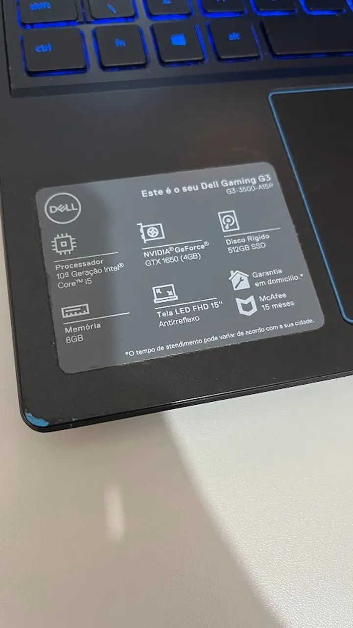 Notebook Gamer Dell G3 15" 3500 - Foto 4
