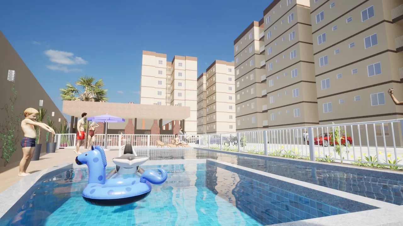 Residencial 3 Corações, 2 e 3 quartos, com suíte, sacada e e elevador