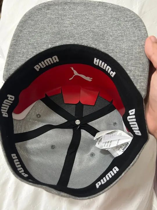 Boné Puma Cinza - zero sem uso com etiqueta 100% original  - Foto 4