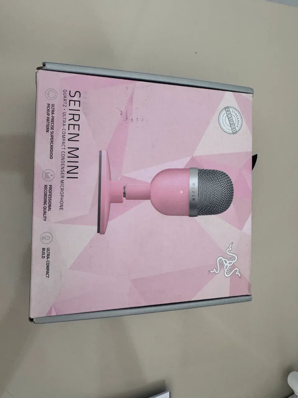 Microfone Razer Seiren Mini - Rosa (NOVO)  - Foto 2